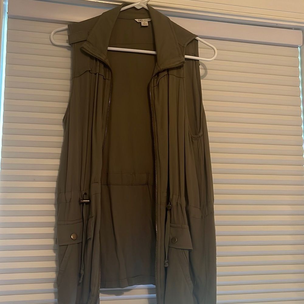 Cato olive green vest